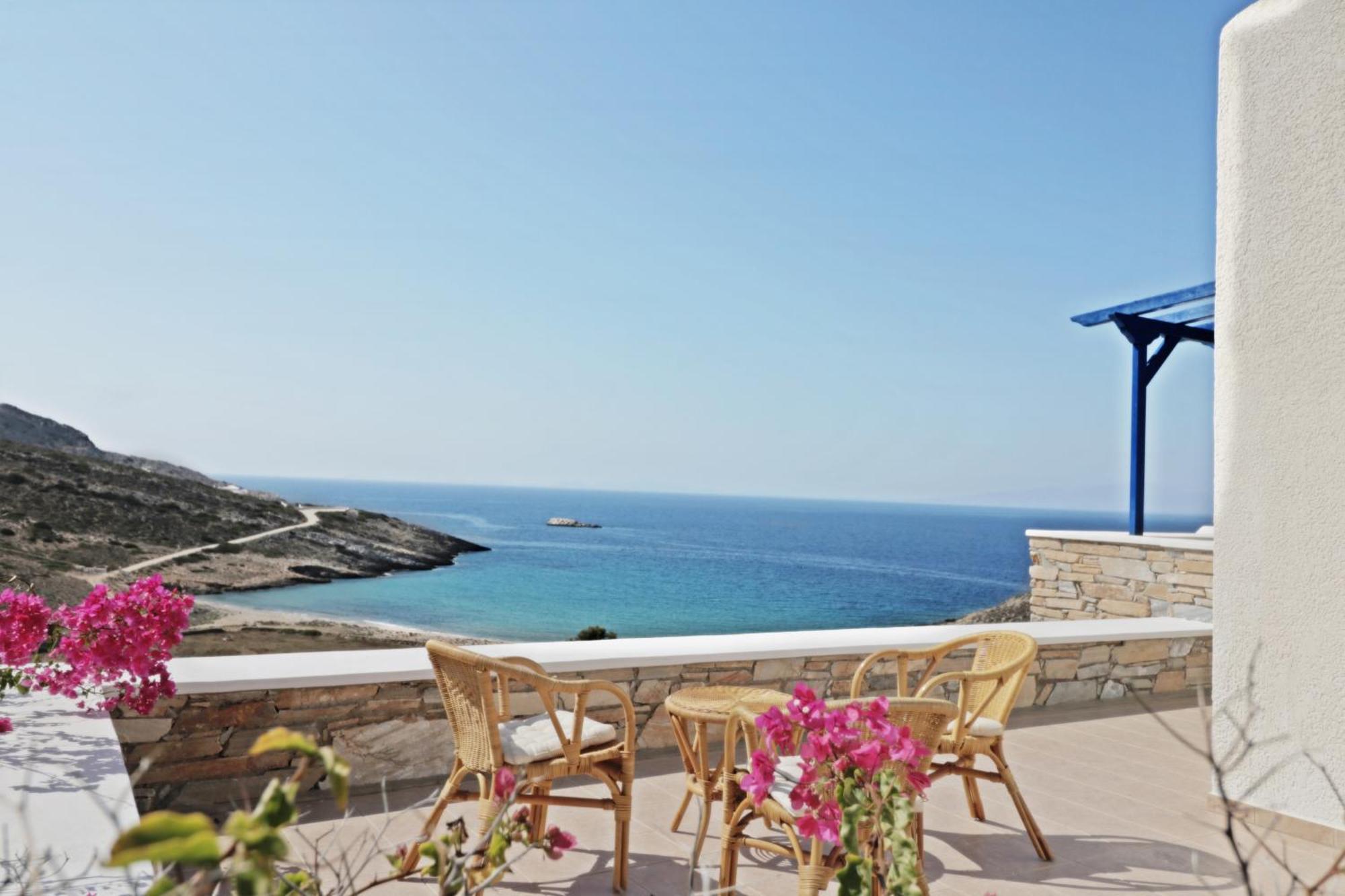 Unique Off Grid Seafront Villa Chora  Exterior photo
