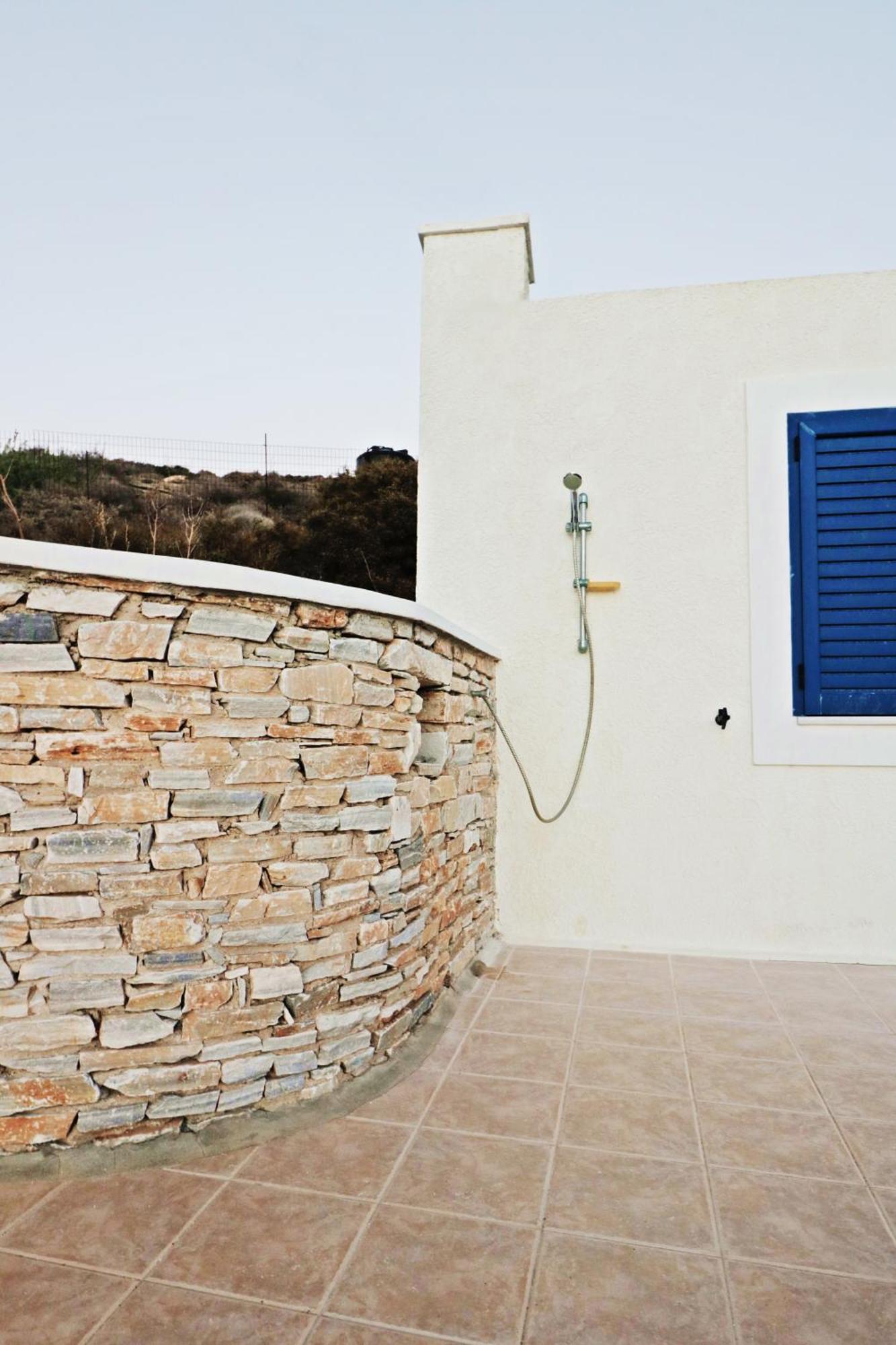 Unique Off Grid Seafront Villa Chora  Exterior photo